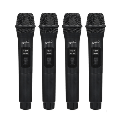 Supersonic 4 Channel 2.4G Wireless Microphone System Jupiter Gear Home