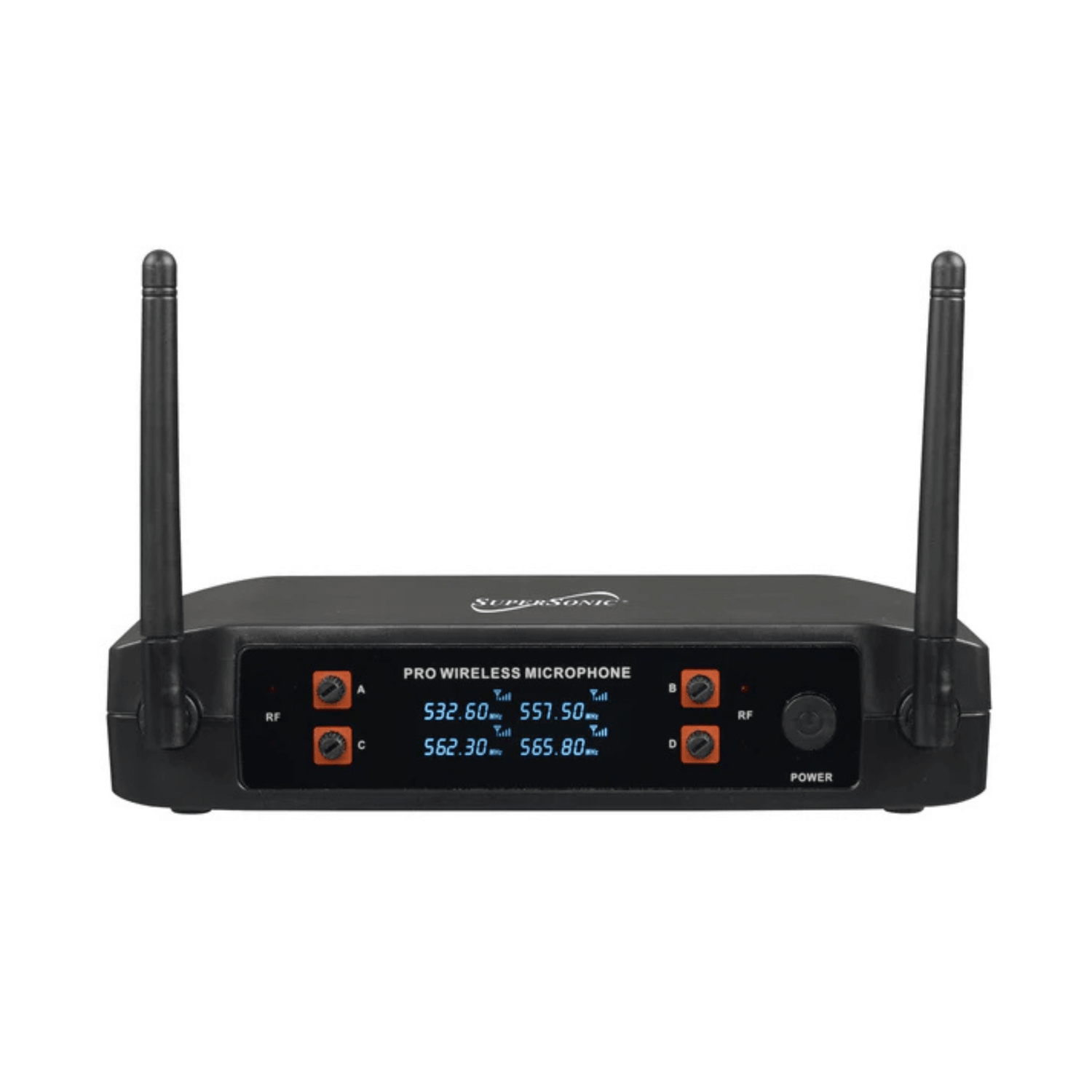 Supersonic 4 Channel 2.4G Wireless Microphone System Jupiter Gear Home