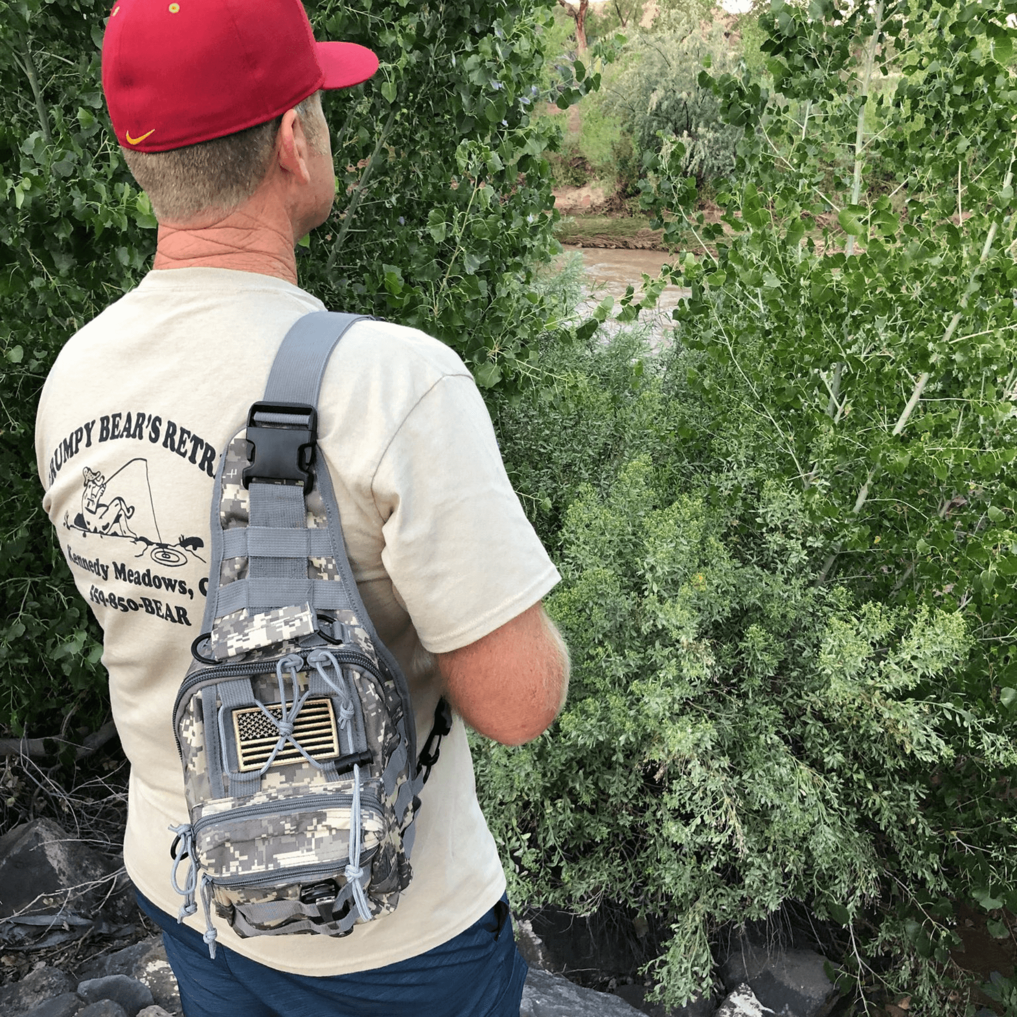 JupiterGear Tactical Military Sling Backpack Shoulder Bag Molle Outdoor Daypack Backpack with Adjustable Strap Jupiter Gear Home