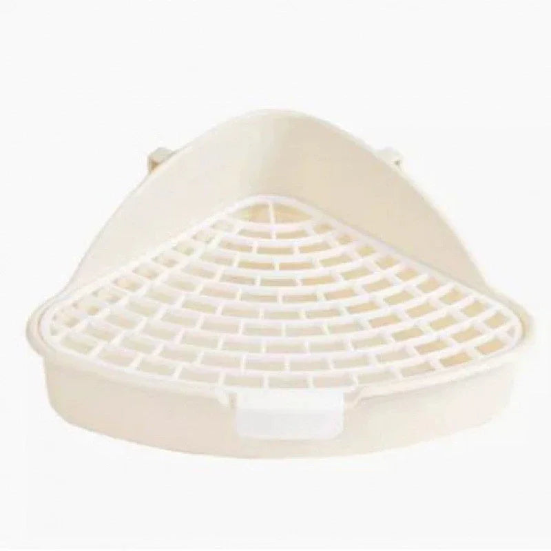 Small Pet Toilet Small Animal Litter Tray Corner for Hamster Guinea Pig Ferret Gerbil Chinchilla Pet Small Rat Toilet Taj Home Store