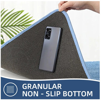 Bathroom Carpet 3-Piece Set Soft, Absorbent, Non-Slip, Microfiber Toilet Mat, U-Shaped Foot Pad Taj Home Store