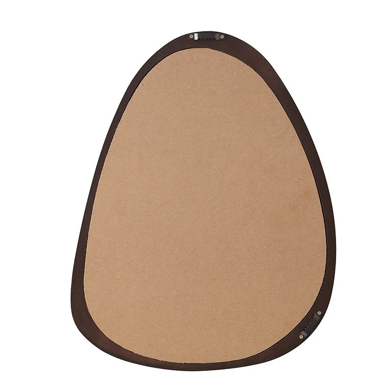  Irregular Wall Mirror, 15 * 10 inch Asymmetrical Wood Mirrors, Small Wall Mirror, Hanging Vertically and Horizontally. Mirrors Taj Home Store