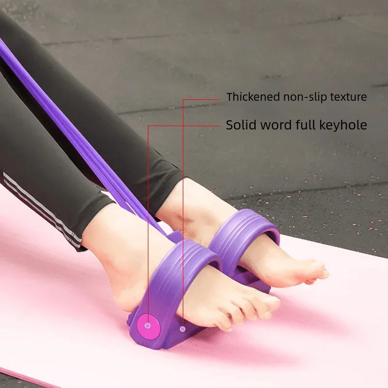 Home Gym Resistance Band Set, Abdominal Exercise Equipment, Rowing Machine Accessories, Enhance Strength and Flexibility! Taj Home Store