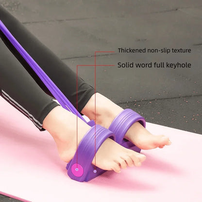 Home Gym Resistance Band Set, Abdominal Exercise Equipment, Rowing Machine Accessories, Enhance Strength and Flexibility! Taj Home Store