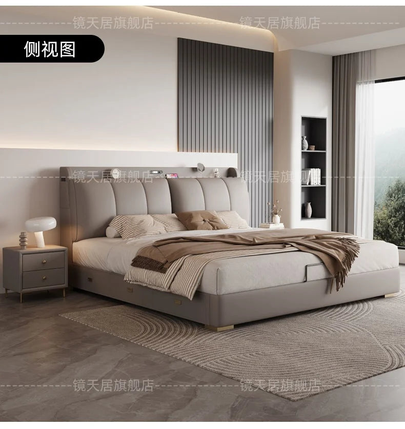Bedroom Storage Bed Modern Corium Wedding Luxury Bed Corium Double Recamaras Matrimoniales Completas Muebles Home Furniture Taj Home Store