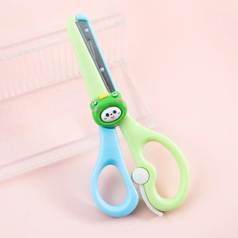 Cute style round-tip safety scissors for DIY arts and crafts, office &amp; school. Taj Home Store
