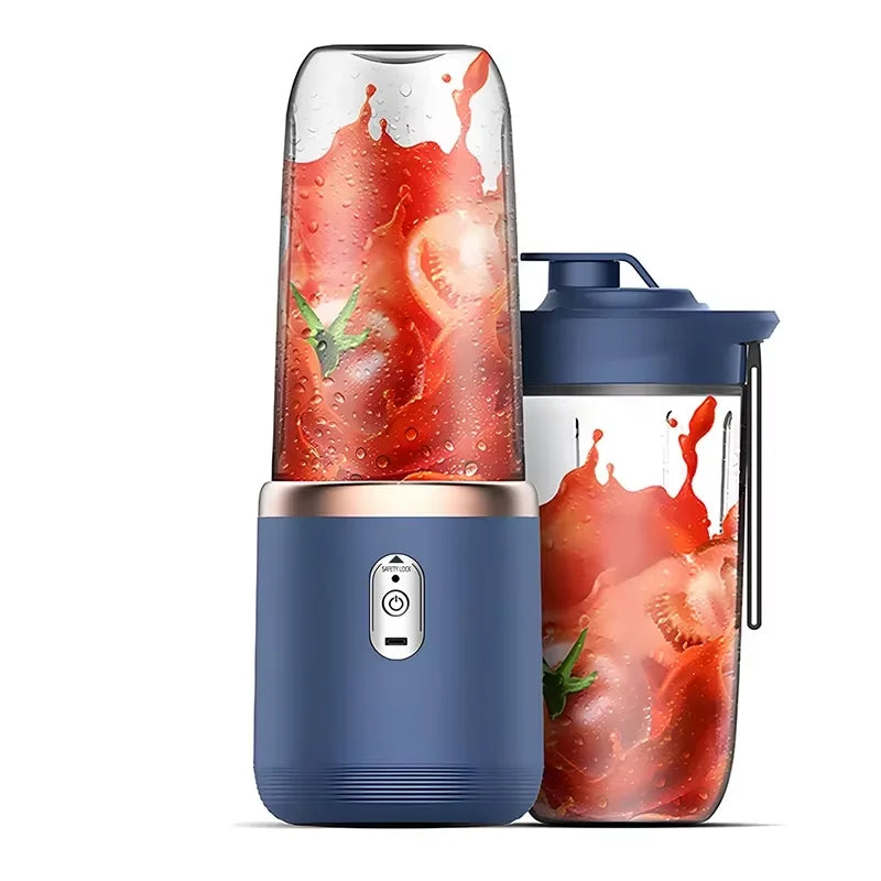 Portable Blender Bottle Electric 6 Blades Multifunction Juice Blender Fresh Juice Smoothie Blender Ice CrushCup Food Processor Taj Home Store