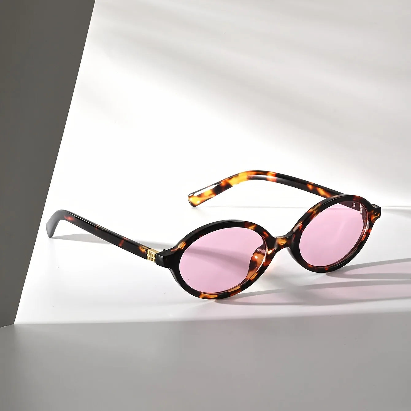 A Pair of Oval Retro PC Glasses for Men and Women with A Small Face Design/versatile for Multiple Indoor Scenes Taj Home Store