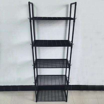 5 Tier Shelving Unit Adjustable Storage Shelf 66 Lbs Capacity Standing Shelf for Kitchen Pantry Closet Bathroom Laundry Garage Taj Home Store