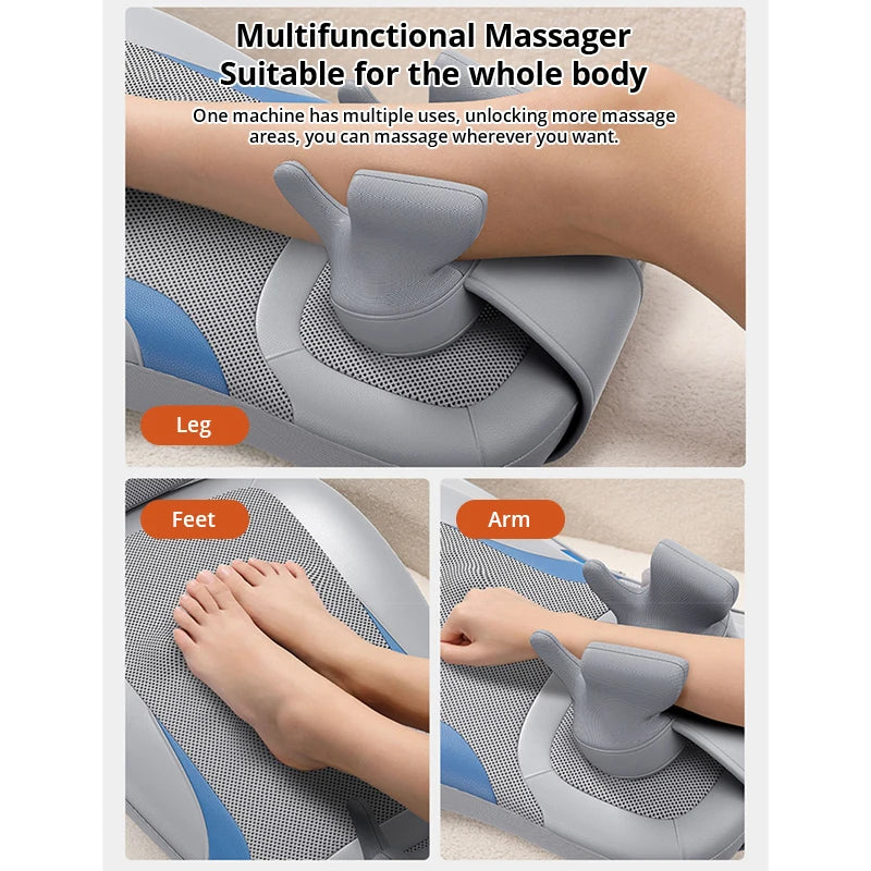 3D Multifunctional Waist and Back Massage Chair Shoulder and Cervical Kneading Tuina Hips Vibration Full Body Massager Taj Home Store