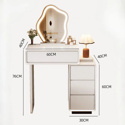 Bedroom Women Dressing Table Luxury Wood Storage Mirror Hairstyle Dressing Table Home White Muebles De Dormitorio Furniture Taj Home Store