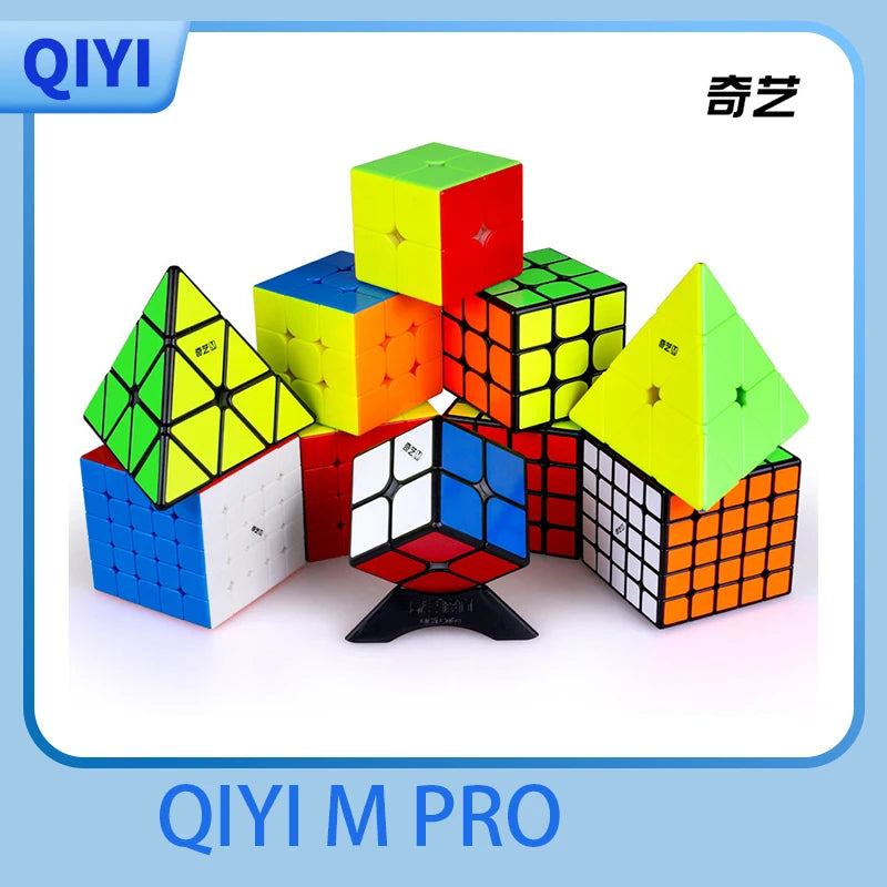 [JudyCube] QIYI M PRO Series Qiyi M PRO V2 Pioneer UV 3X3 Magnetic Magic Speed Cube QIYI Magnetic Fidget Toys Children&