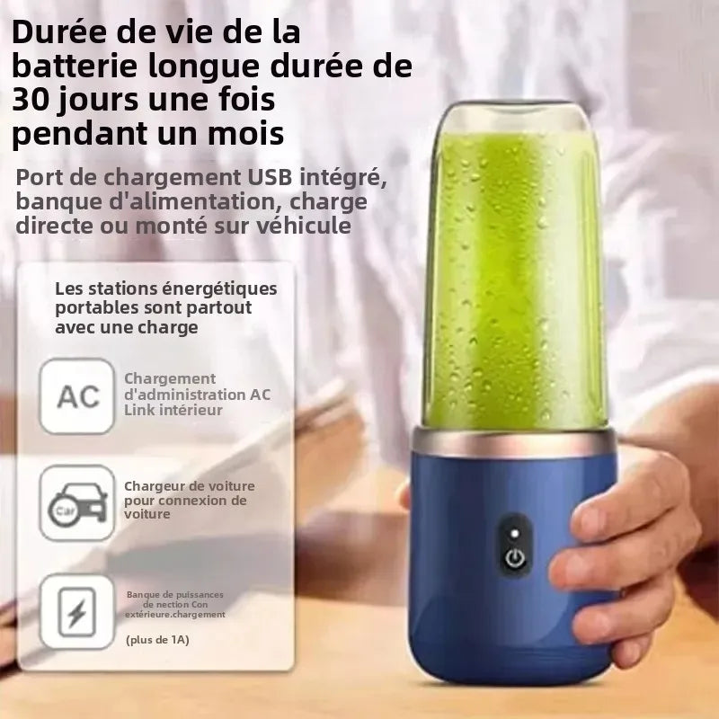 6 Color 400ml Portable USB Blender Electric Travel Juicer Cup For Smoothie Milkshake Kitchen Mini Mixer Tool Taj Home Store