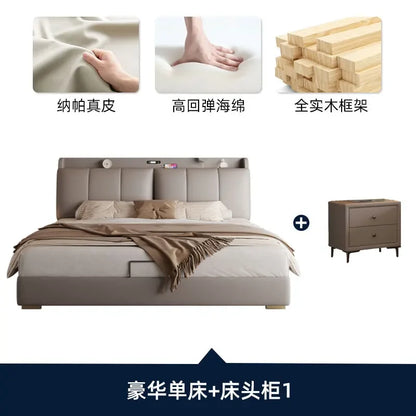Bedroom Storage Bed Modern Corium Wedding Luxury Bed Corium Double Recamaras Matrimoniales Completas Muebles Home Furniture Taj Home Store