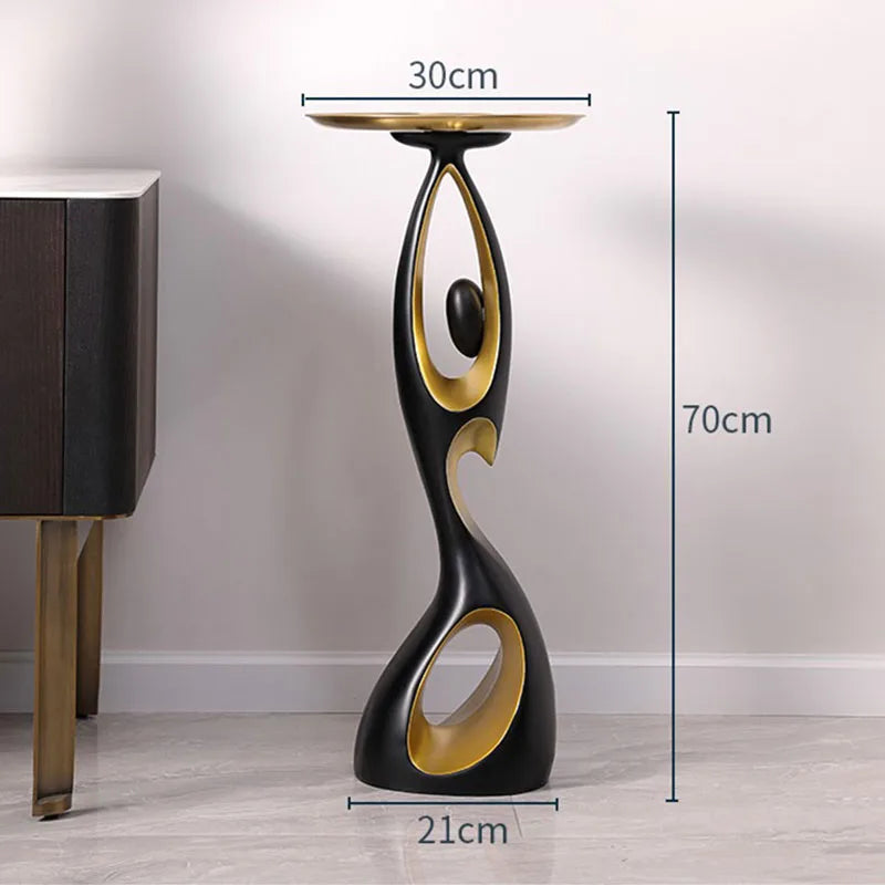 Creative Home Decor Art Abstract Sofa Side Table Light Luxury Living Room Porch Decoration Corner Table Designer Furniture Taj Home Store