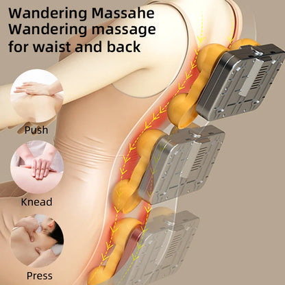 3D Multifunctional Waist and Back Massage Chair Shoulder and Cervical Kneading Tuina Hips Vibration Full Body Massager Taj Home Store
