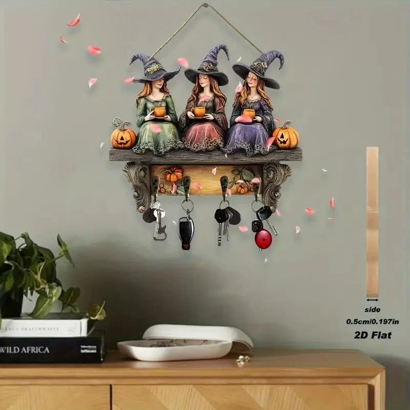 2025 New Exquisite Halloween Wooden Christmas Decor Home Ornaments Holiday Gift Set For Indoor Outdoor Festive Decorations Taj Home Store