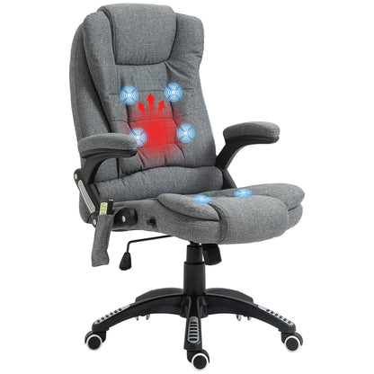 Vinsetto Reclining Massage Chair with 6 Massage Points 68X72X110-120Cm Taj Home Store