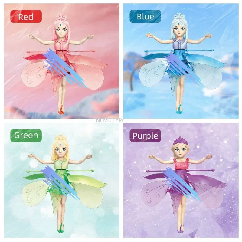 Flying Doll Dancing Simulation Helicopter Gesture Induction Machine Rotating Flying Toy Luminous Children&