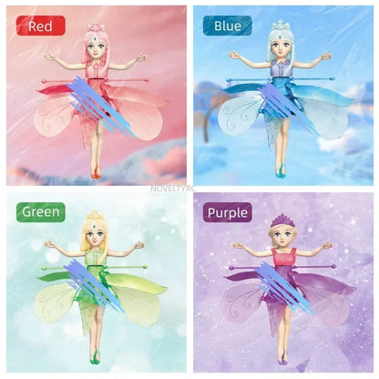 Flying Doll Dancing Simulation Helicopter Gesture Induction Machine Rotating Flying Toy Luminous Children&