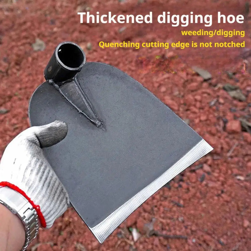 Garden Hoe Household Outdoor Farming Tools Forging Weeding Hoe for Digging Soil Planting Vegetables Flowers Taj Home Store