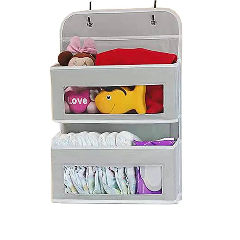 5-Shelf Hanging Storage Organizer - Behind Door, Anti-Tilt, 5 Large Capacity Pockets, Suitable for Bedroom, Bathroom Taj Home Store