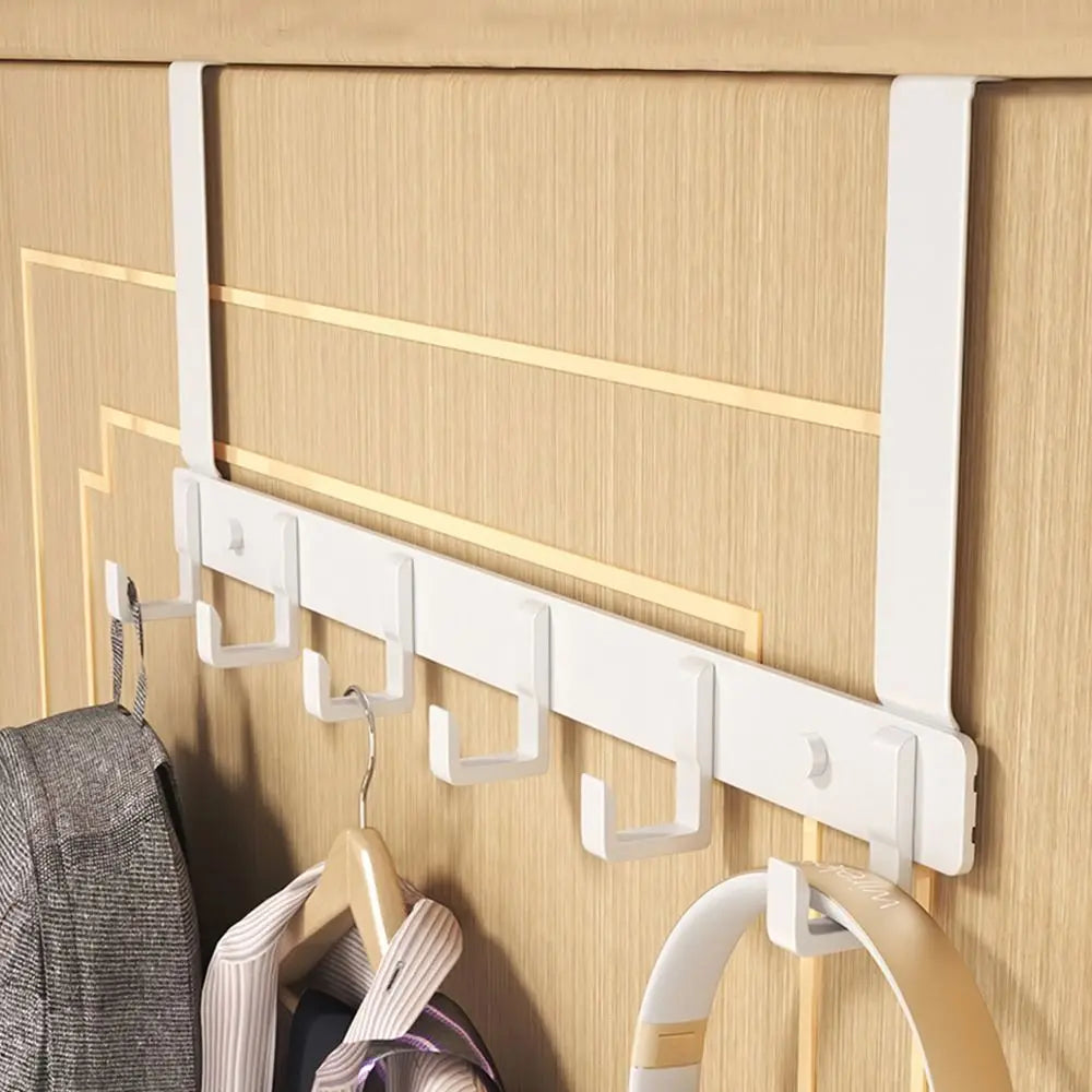 New Aluminum Alloy Door Hook Clothes Coat Hat Towel Hanger Holder Home Bathroom Organizer Rack Kitchen Storage Hooks Taj Home Store