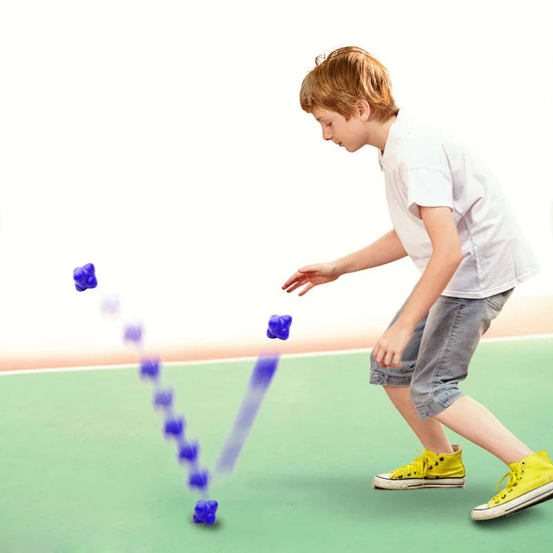Rubber Bounce Reaction Balls for Hand Eye Coordination Speed Reflex Training Sensory Indoor Oudtoor Sports Exercise Kid Adults Taj Home Store