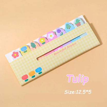 Creative Cute Cartoon Animal Index Stickers Stationery Notebook High Appearance Convenience Stickers Student Supplies Taj Home Store