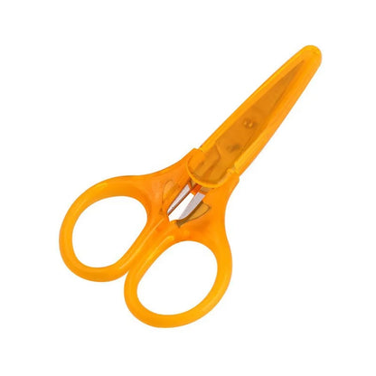 1pc Compact Precision Craft Scissors Sharp Stainless Steel Blades with Protective Cap For Paper Cutting Scrapbooking Sewing Taj Home Store