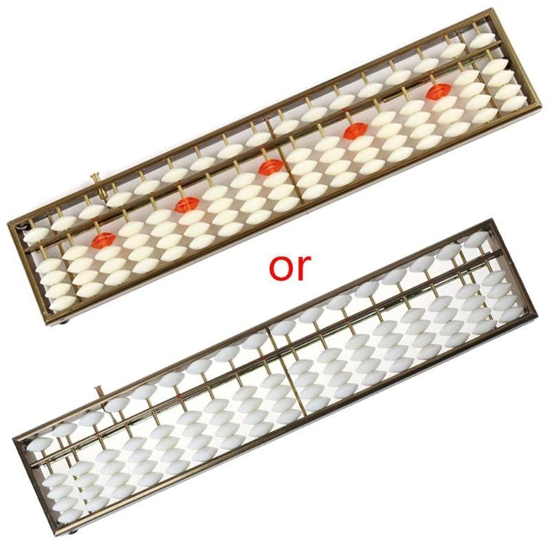 17 Digits Rods Soroban Standard Abacus Chinese Japanese Calculator Counting Tool Math Learning Beginners Taj Home Store