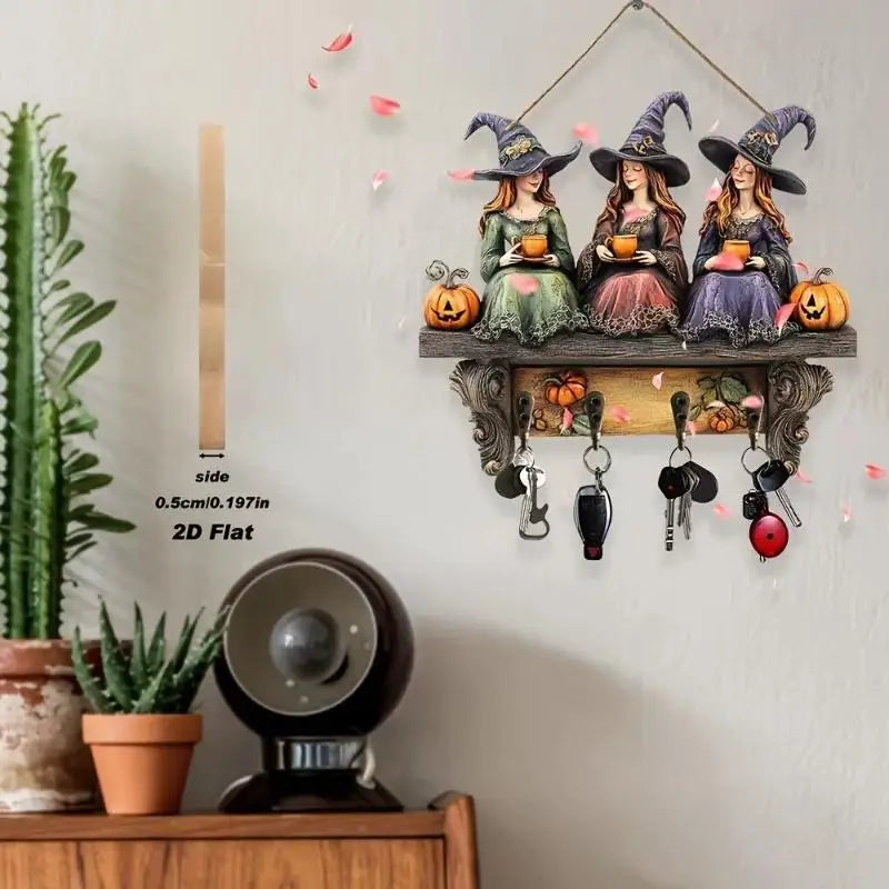 2025 New Exquisite Halloween Wooden Christmas Decor Home Ornaments Holiday Gift Set For Indoor Outdoor Festive Decorations Taj Home Store