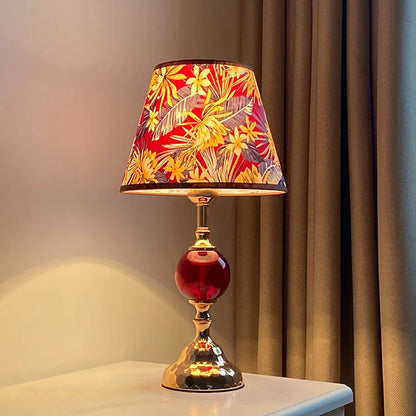 Bedroom desk lamp, warm and romantic, light luxury, retro American wrought iron, simple modern bedside lamp Taj Home Store