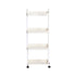 Household Multi-layer Small Cart Storage Rack Floor To Floor Kitchen Bedroom Bathroom Storage Rack Storage Rack With Wheels Taj Home Store