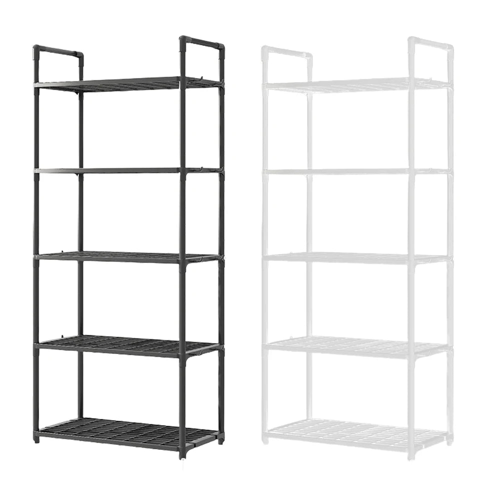 5 Tier Shelving Unit Adjustable Storage Shelf 66 Lbs Capacity Standing Shelf for Kitchen Pantry Closet Bathroom Laundry Garage Taj Home Store