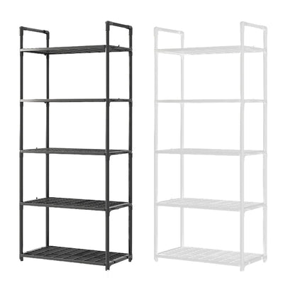 5 Tier Shelving Unit Adjustable Storage Shelf 66 Lbs Capacity Standing Shelf for Kitchen Pantry Closet Bathroom Laundry Garage Taj Home Store