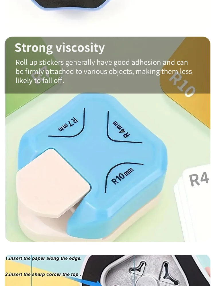 Three-in-one Corner Rounders Corner Embosser Corner Cutter, DIY Photo Card Business Card Cutter round Cutter Paper Cutter Taj Home Store