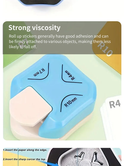 Three-in-one Corner Rounders Corner Embosser Corner Cutter, DIY Photo Card Business Card Cutter round Cutter Paper Cutter Taj Home Store