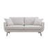 Furniture White Living Room 2 Seater Modern Nordic Scandinavian Upholstery Small Comfy High Quality Taj Home Store