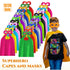 12/24 Sets Superhero Capes and Masks Bulk for Boys Girls Super Hero Themed Party Favor Costume Birthday Gifts Cosplay Costume Taj Home Store