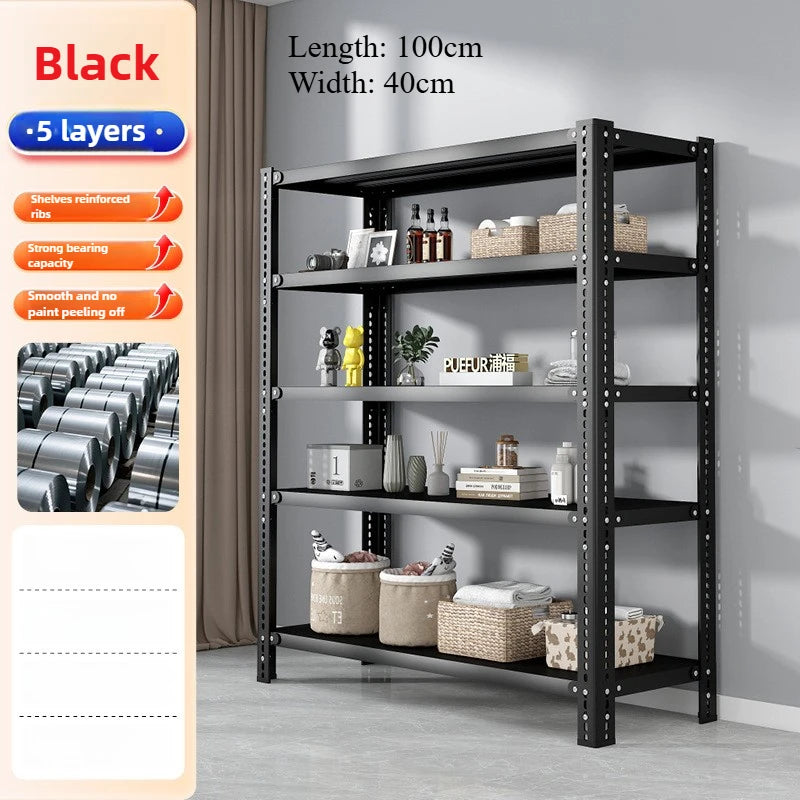 Shelves Home Shelves Living Room Multi-layer Balcony Living Room Kitchen Iron Shelves Taj Home Store