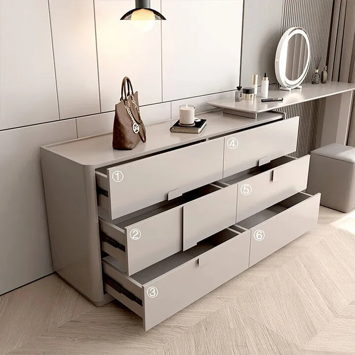 Bedroom Light Luxury Makeup Table Makeup Table Modern Simple Integrated Bedside Storage Bucket Cabinet Premium S Taj Home Store