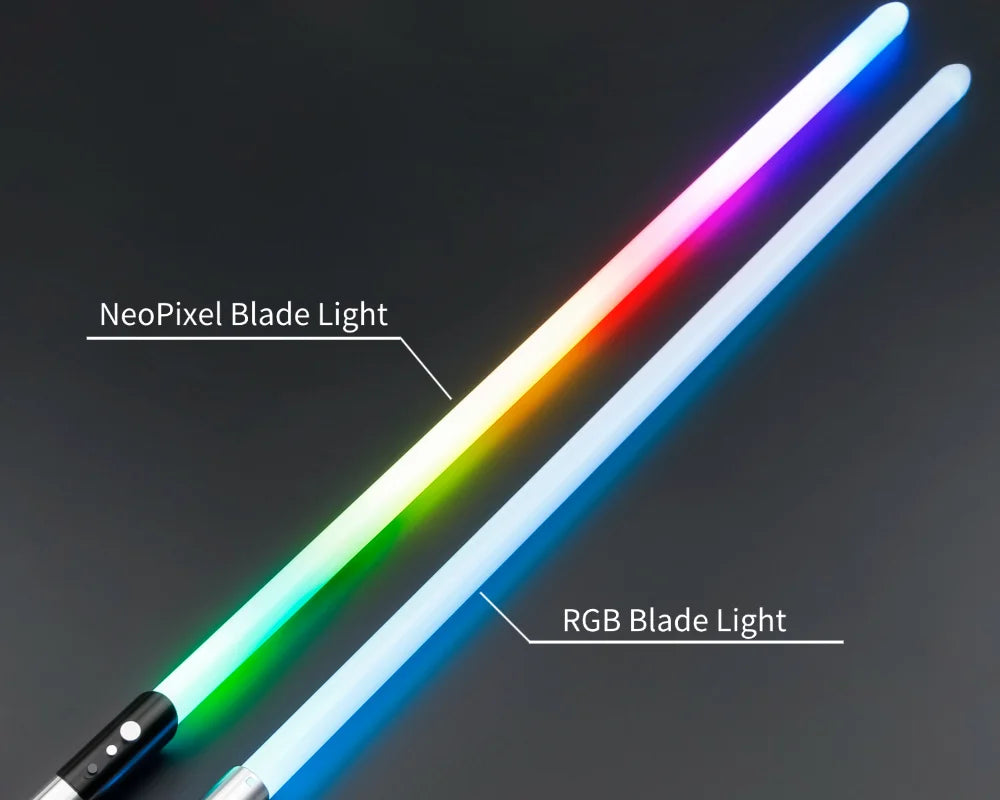 TXQSABER Heavy Dueling Lightsaber SNV4 Neo Pixel Bluetooth App Control Smooth Swing Metal Hilt Blaster Sword Kids Toys Taj Home Store