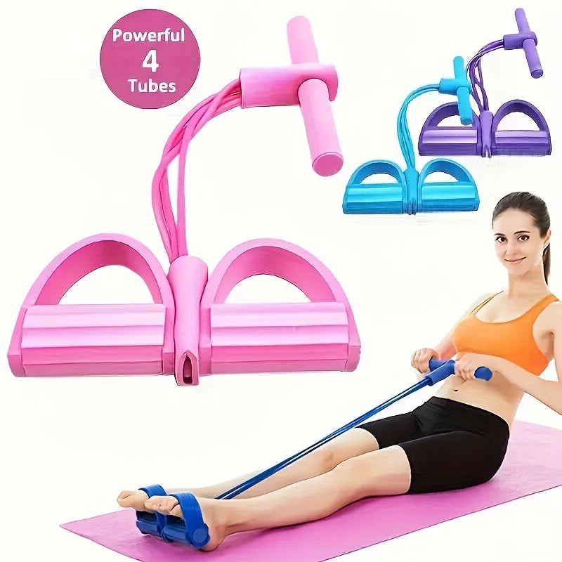 Home Gym Resistance Band Set, Abdominal Exercise Equipment, Rowing Machine Accessories, Enhance Strength and Flexibility! Taj Home Store