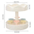2-tier Automatic Rotating Cake Stand Sushi Dessert Cupcake Macaron Display Tray Wedding Birthday Party Supplies Cakes Turnables Taj Home Store