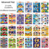 Find Differences Card Game Reusable Cartoon Educational Puzzle for Kids Three Difficulty Levels for Focus Attention Training Taj Home Store