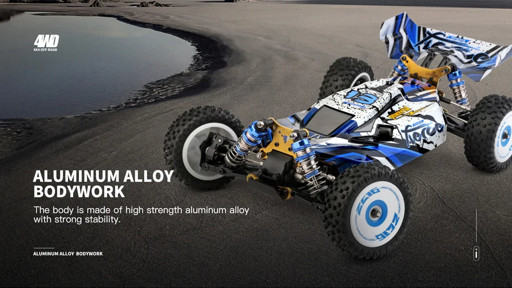 WLtoys 124017 (V2) RC Car Vehicle - Brushless Remote Control Vehicle 1:12 suitable for adults, RTR 4WD off-road drift vehicle Taj Home Store