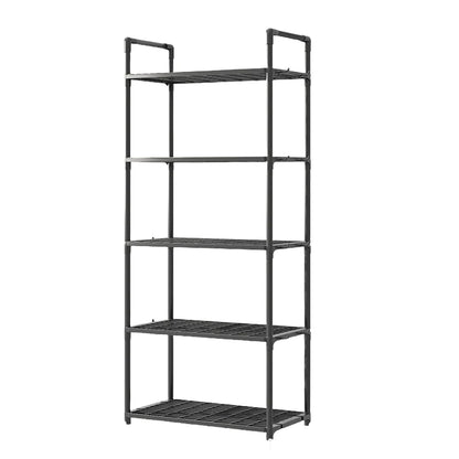 5 Tier Shelving Unit Adjustable Storage Shelf 66 Lbs Capacity Standing Shelf for Kitchen Pantry Closet Bathroom Laundry Garage Taj Home Store