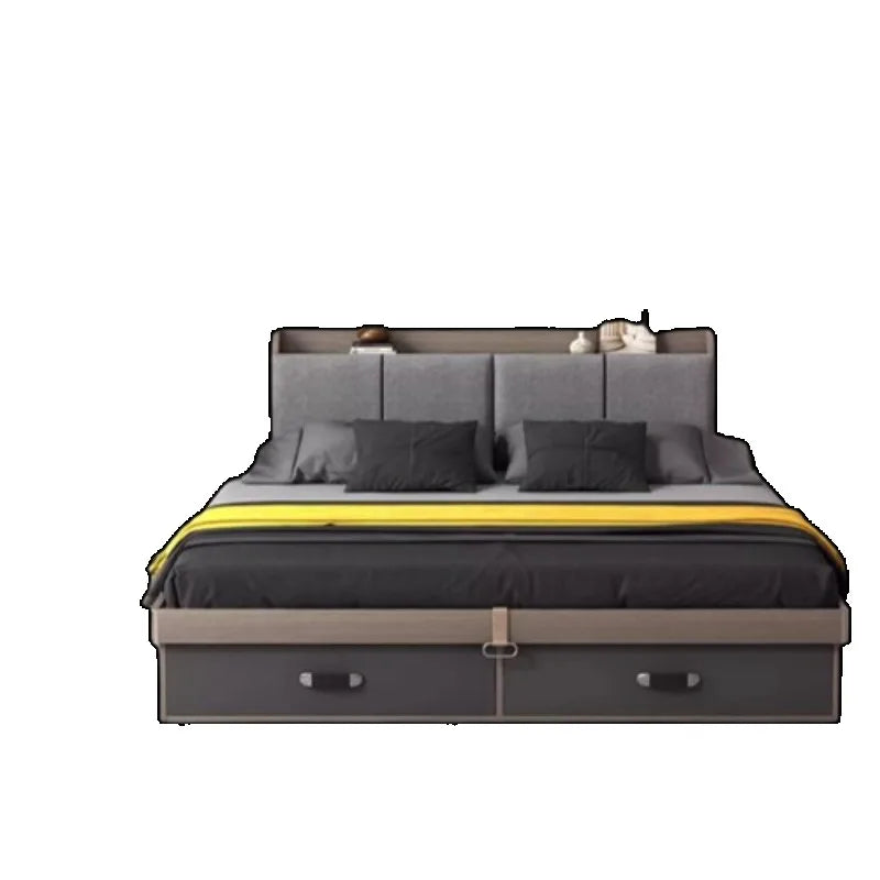 Unique Bedroom Bed Aesthetic Modern Girls Storage Luxury Bed Lounge Sleeping Headboard Letto Matrimoniale Home Accessories Taj Home Store