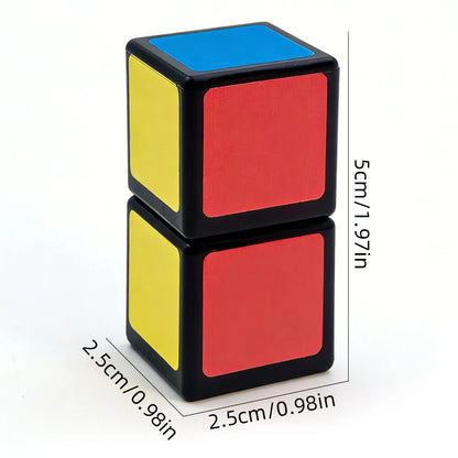 2.5cm/0.984inch Magic Speed Cube, 1x1 Cube, 1x2 Cube, 1x3 Cube, Christmas Halloween Thanksgiving Gifts Taj Home Store